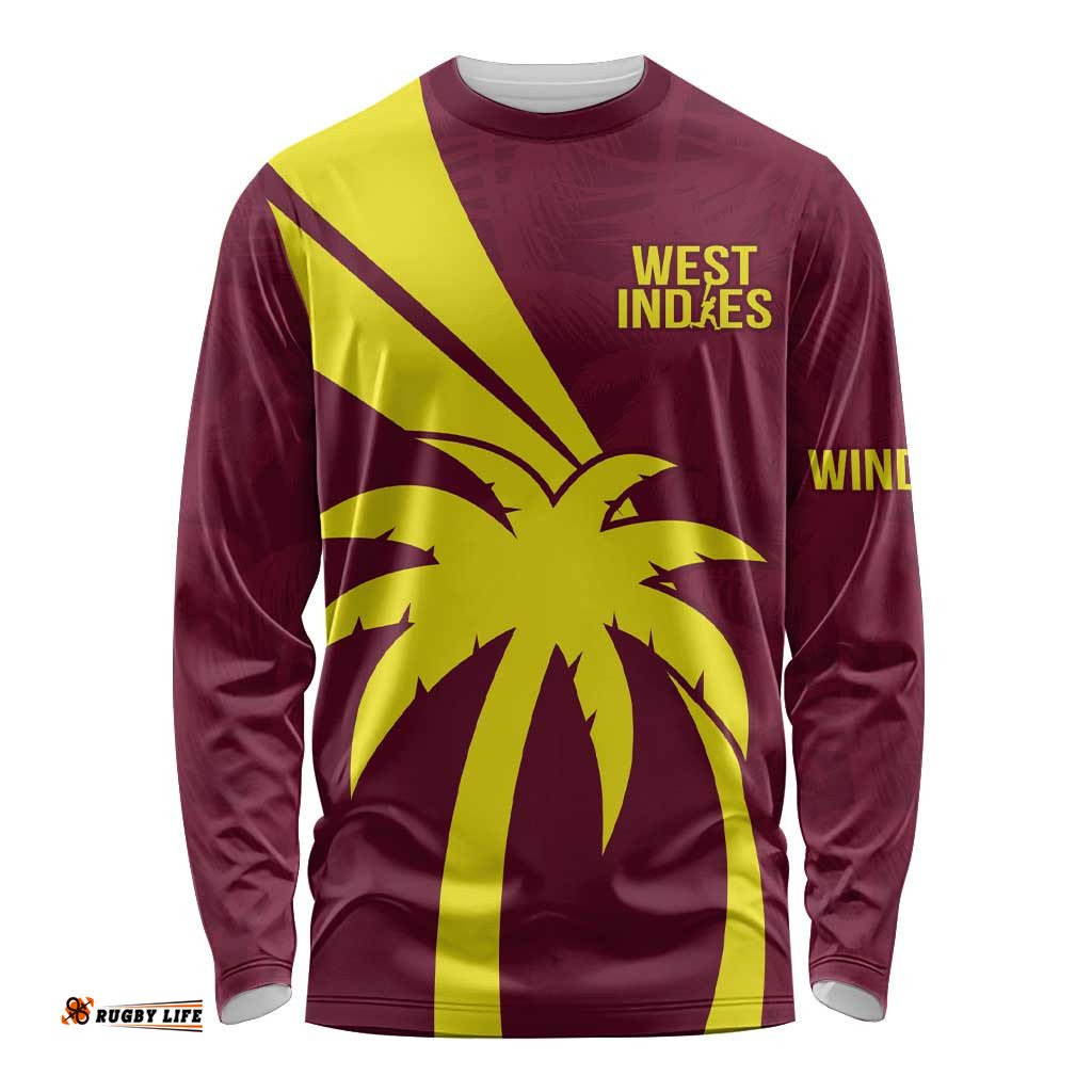 Custom West Indies Cricket Long Sleeve T-shirt Go Windies Sporty Version