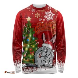 Australia Christmas Long Sleeve T-shirt Aussie Bilby Santa Merry Xmas