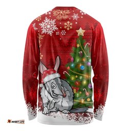 Australia Christmas Long Sleeve T-shirt Aussie Bilby Santa Merry Xmas