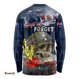 Australia ANZAC Day Long Sleeve T-shirt Freedom Ain't Free