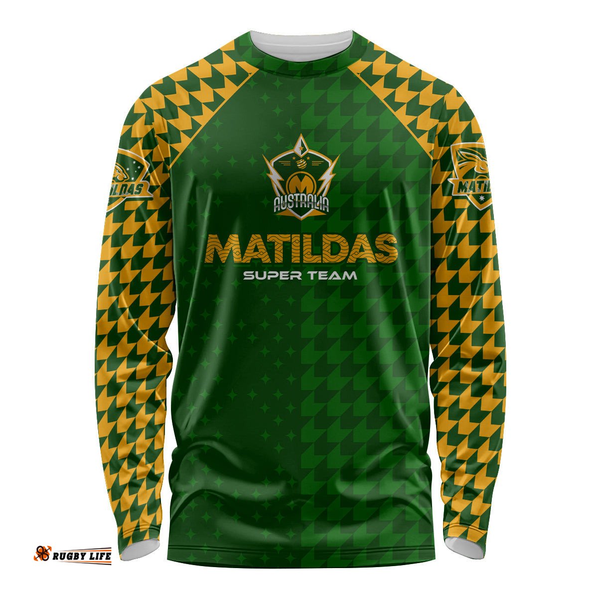Personalised Australia Soccer Matildas Long Sleeve T-shirt Super Team