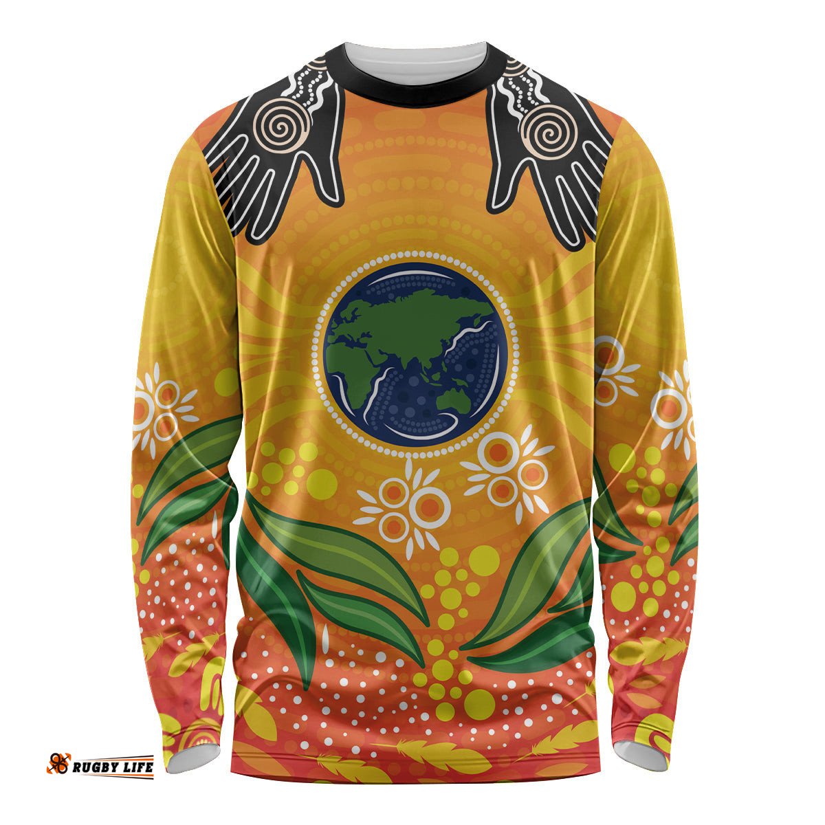 Australia Earth Day Indigenous Long Sleeve T-shirt Save The Earth