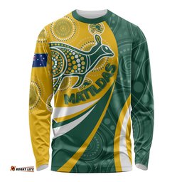 Custom Australia Matildas Indigenous Long Sleeve T-shirt Go Tilly Special