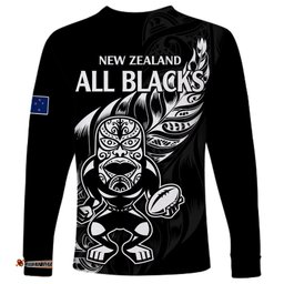 New Zealand All Black Rugby Long Sleeve T-shirt