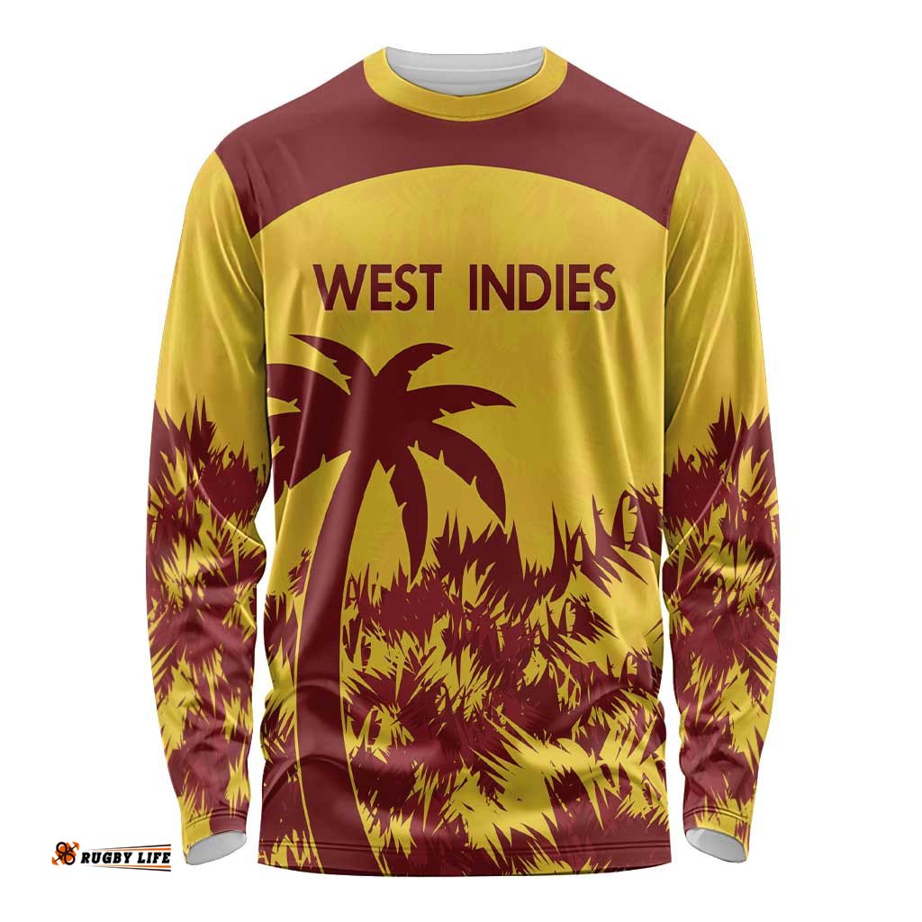Custom West Indies Cricket Long Sleeve T-shirt Windies Newest Version