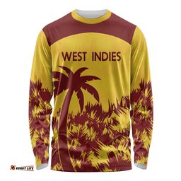 Custom West Indies Cricket Long Sleeve T-shirt Windies Newest Version