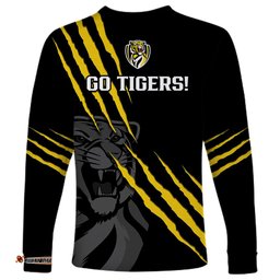Richmond Football Long Sleeve T-shirt Go Tigers Sporty Style