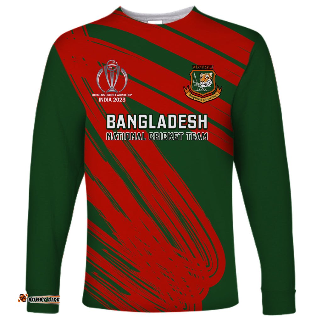 Bangladesh Cricket Long Sleeve T-shirt Go Champions World Cup