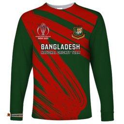 Bangladesh Cricket Long Sleeve T-shirt Go Champions World Cup