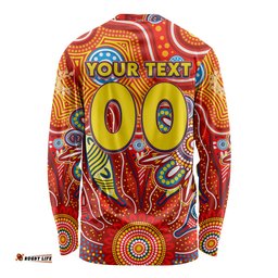 Personalised Sunnies NAIDOC Week 2024 Long Sleeve T-shirt Aussie Aboriginal Art