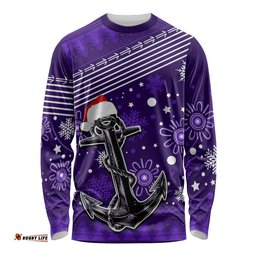 Custom Fremantle Dockers Football Long Sleeve T-shirt Christmas 2023