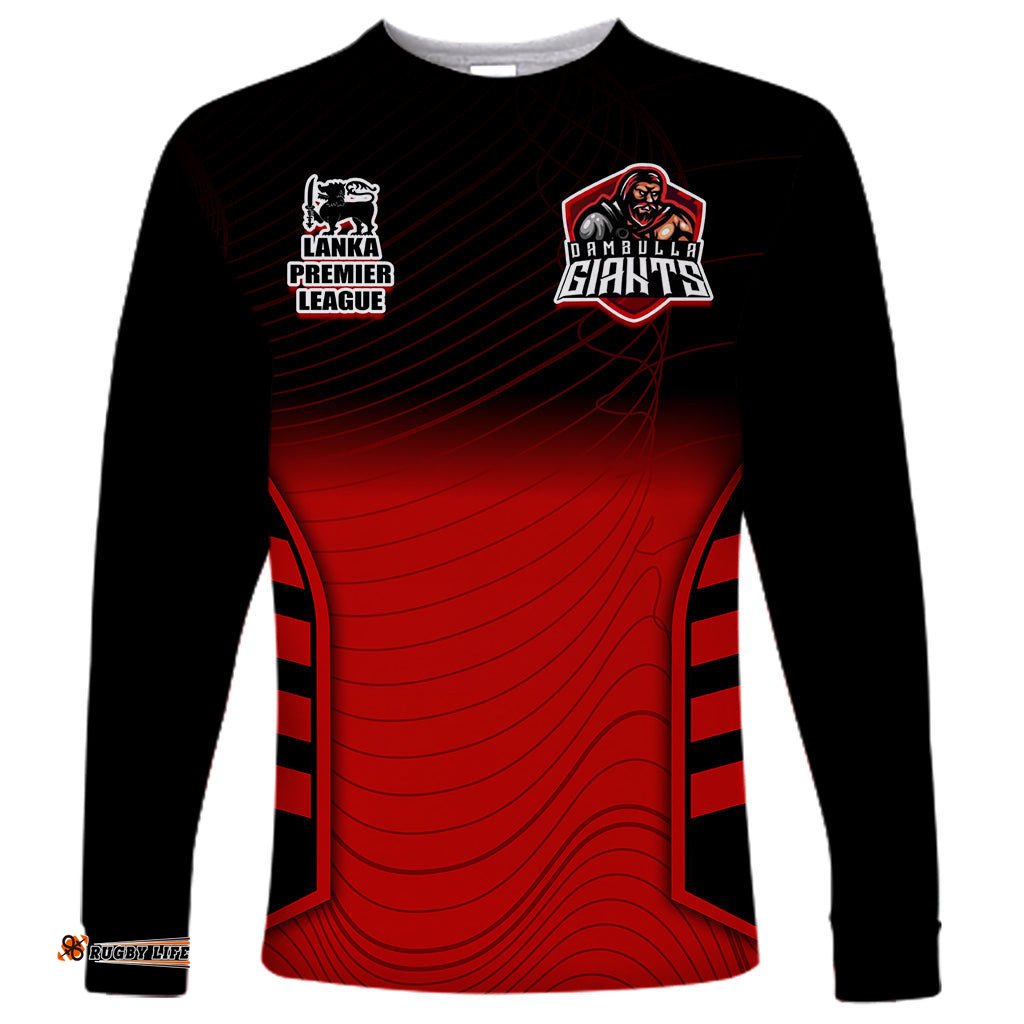 Custom Dambulla Cricket Long Sleeve T-shirt Lanka League 2023
