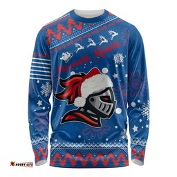 Custom Knights Rugby Long Sleeve T-shirt Chirstmas 2023