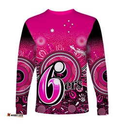 Sydney Sixers Long Sleeve T-shirt Aboriginal Australia Cricket Champion