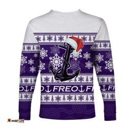 Fremantle Freo Long Sleeve T-shirt Christmas Style