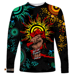 NAIDOC Week Aboriginal Art Unique Long Sleeve T-shirt