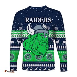 Raiders Long Sleeve T-shirt Canberra Merry Christmas The Milk
