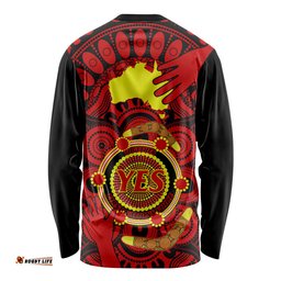 Australia Walk For Yes Long Sleeve T-shirt Say Yes To Australian Indigenous Voice