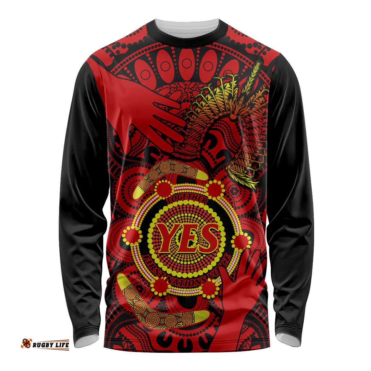 Australia Walk For Yes Long Sleeve T-shirt Say Yes To Australian Indigenous Voice