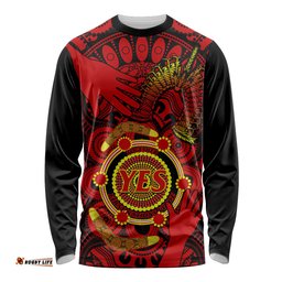 Australia Walk For Yes Long Sleeve T-shirt Say Yes To Australian Indigenous Voice