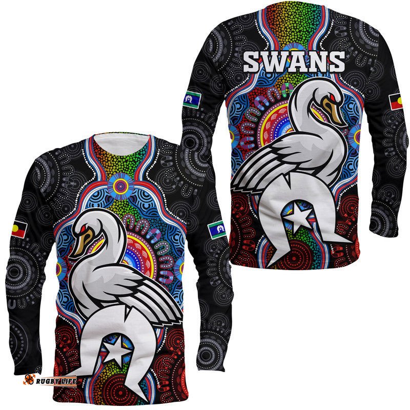 Swans Football NAIDOC Week Long Sleeve T-shirt Indigenous