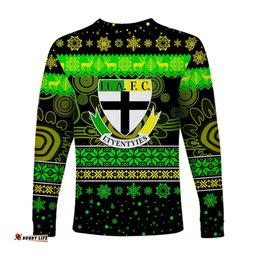Ltyentye Apurte LTYENTYIES Football Club Long Sleeve T-shirt Christmas Simple Style