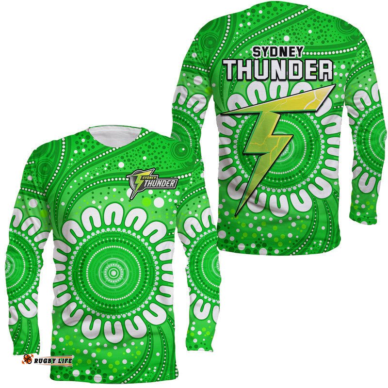 Sydney Thunder Cricket Long Sleeve T-shirt Aboriginal