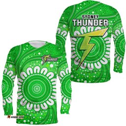 Sydney Thunder Cricket Long Sleeve T-shirt Aboriginal