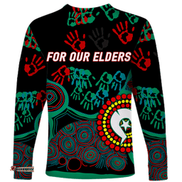 NAIDOC Week Aboriginal Art For Our Elders Long Sleeve T-shirt