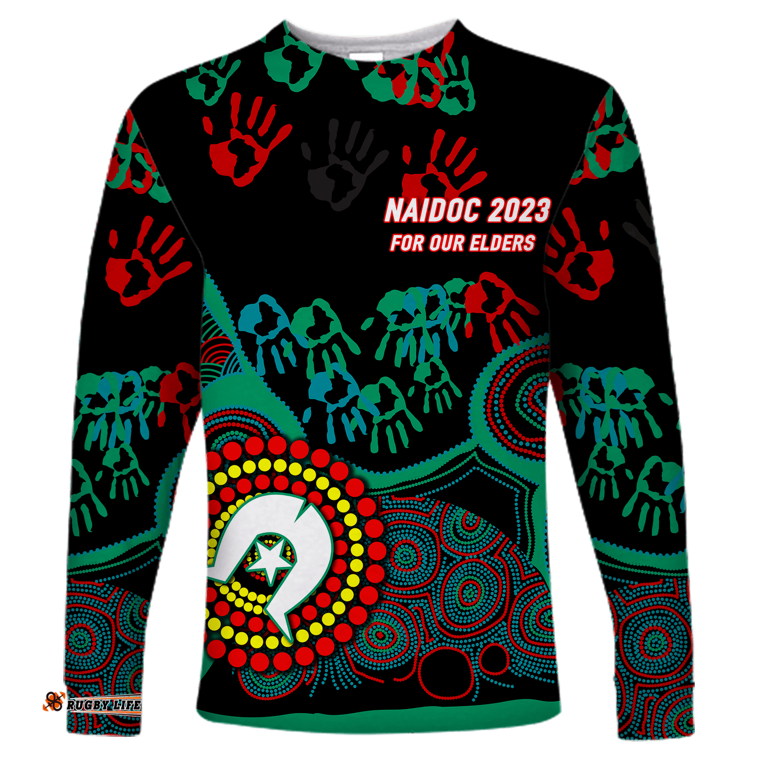 NAIDOC Week Aboriginal Art For Our Elders Long Sleeve T-shirt