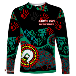 NAIDOC Week Aboriginal Art For Our Elders Long Sleeve T-shirt
