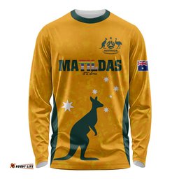 Custom Australia Matildas Pride With Kangaroo Long Sleeve T-shirt