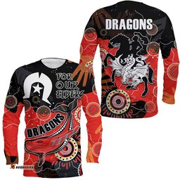 Dragon Rugby NAIDOC Long Sleeve T-shirt Torres Strait Aboriginal
