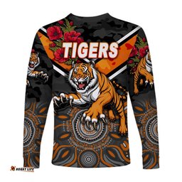 Wests Tigers ANZAC Long Sleeve T-shirt Indigenous
