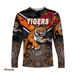 Wests Tigers ANZAC Long Sleeve T-shirt Indigenous