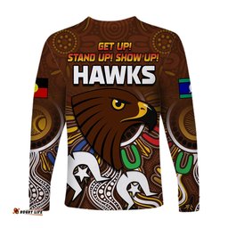 Hawks NAIDOC Week Long Sleeve T-shirt Hawthorn Football Aboriginal
