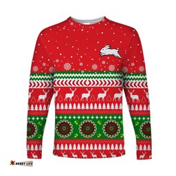 Rabbitohs Long Sleeve T-shirt South Sydney Christmas