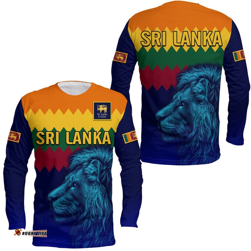 Sri Lanka The Lions Cricket Long Sleeve T-shirt