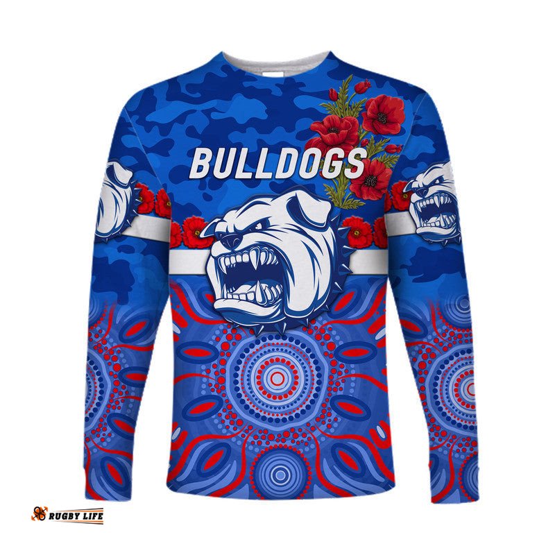 Western Bulldogs ANZAC Long Sleeve T-shirt Indigenous
