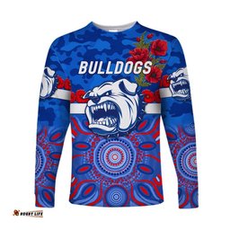 Western Bulldogs ANZAC Long Sleeve T-shirt Indigenous