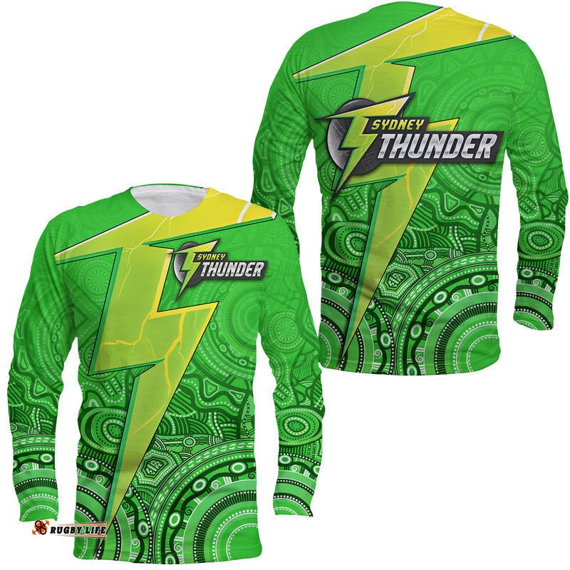 Sydney Thunder Indigenous Aboriginal Arts Long Sleeve T-shirt