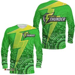 Sydney Thunder Indigenous Aboriginal Arts Long Sleeve T-shirt
