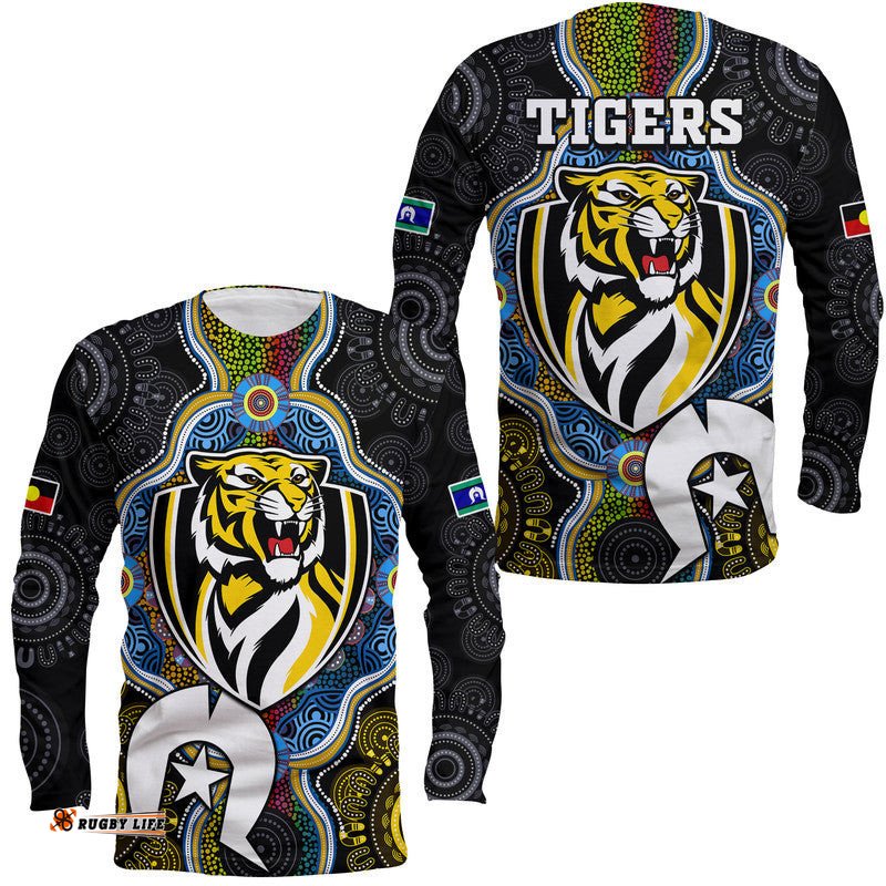 Richmond Tigers Football NAIDOC Week Long Sleeve T-shirt Indigenous
