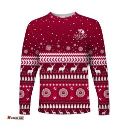 Reds Christmas Long Sleeve T-shirt Queensland Rugby Indigenous