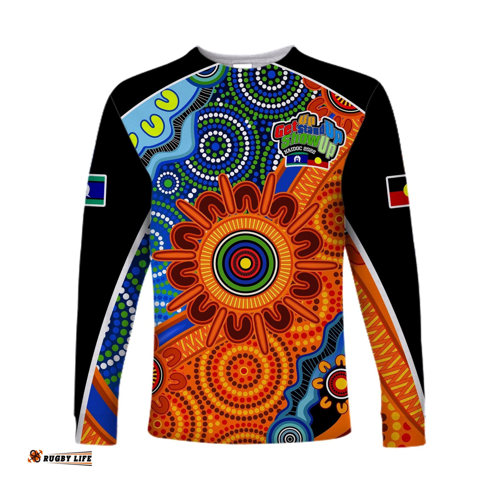 NAIDOC Week Long Sleeve T-shirt Aboriginal and Torres Strait Islander Together