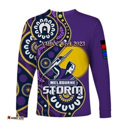 Storm Rugby NAIDOC Long Sleeve T-shirt For Our Elders Aboriginal