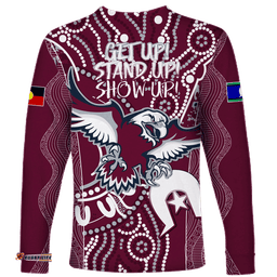 Sea Eagles Rugby NAIDOC Aboriginal Long Sleeve T-shirt