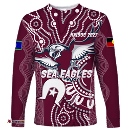 Sea Eagles Rugby NAIDOC Aboriginal Long Sleeve T-shirt