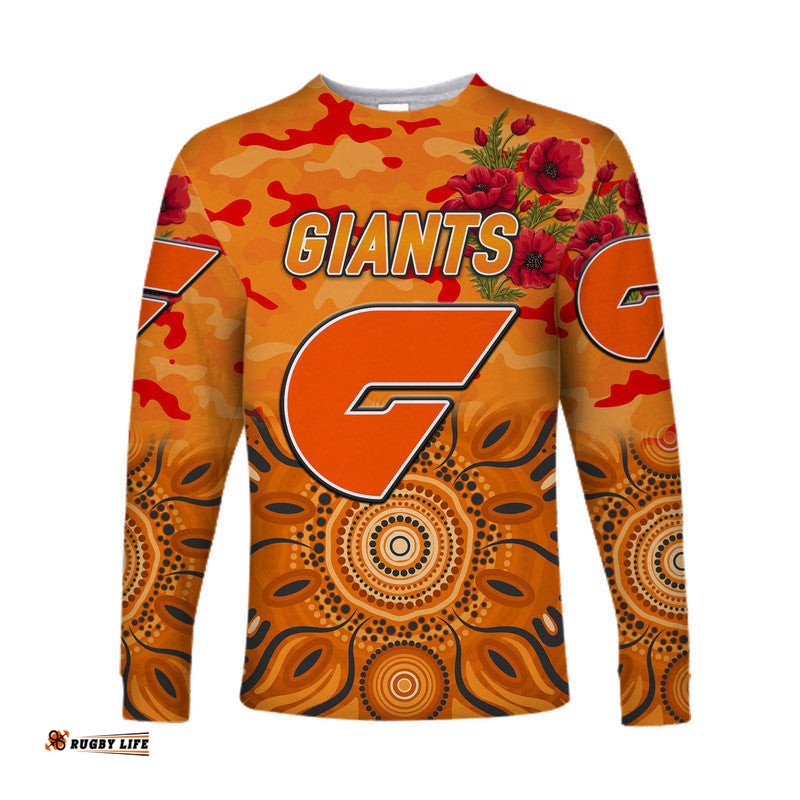 Greater Western Sydney Giants ANZAC Long Sleeve T-shirt Indigenous