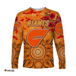 Greater Western Sydney Giants ANZAC Long Sleeve T-shirt Indigenous